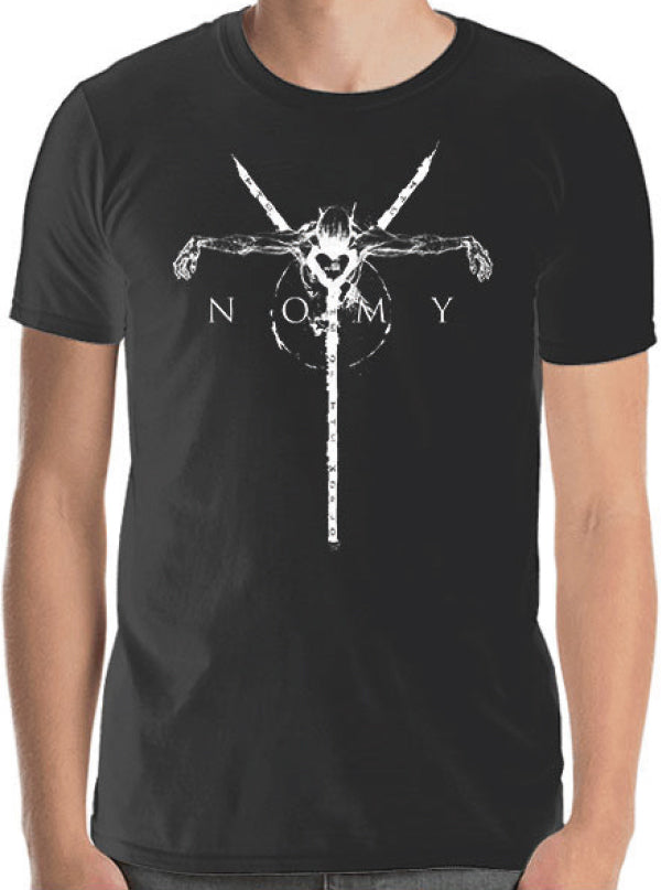 Tshirt - Used black Burned Cross