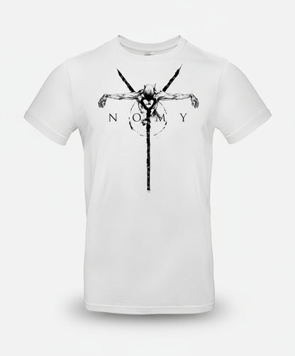 Tshirt - White Burned Cross